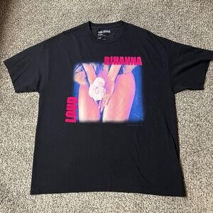 Rihanna Loud Album Tour T-Shirt XL Black 2010 Official Reissue Concert Tee